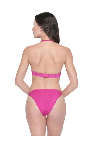 Bodycare Bridal Rani Halter Neck Bra & Panty Lingerie Set - 6414RA