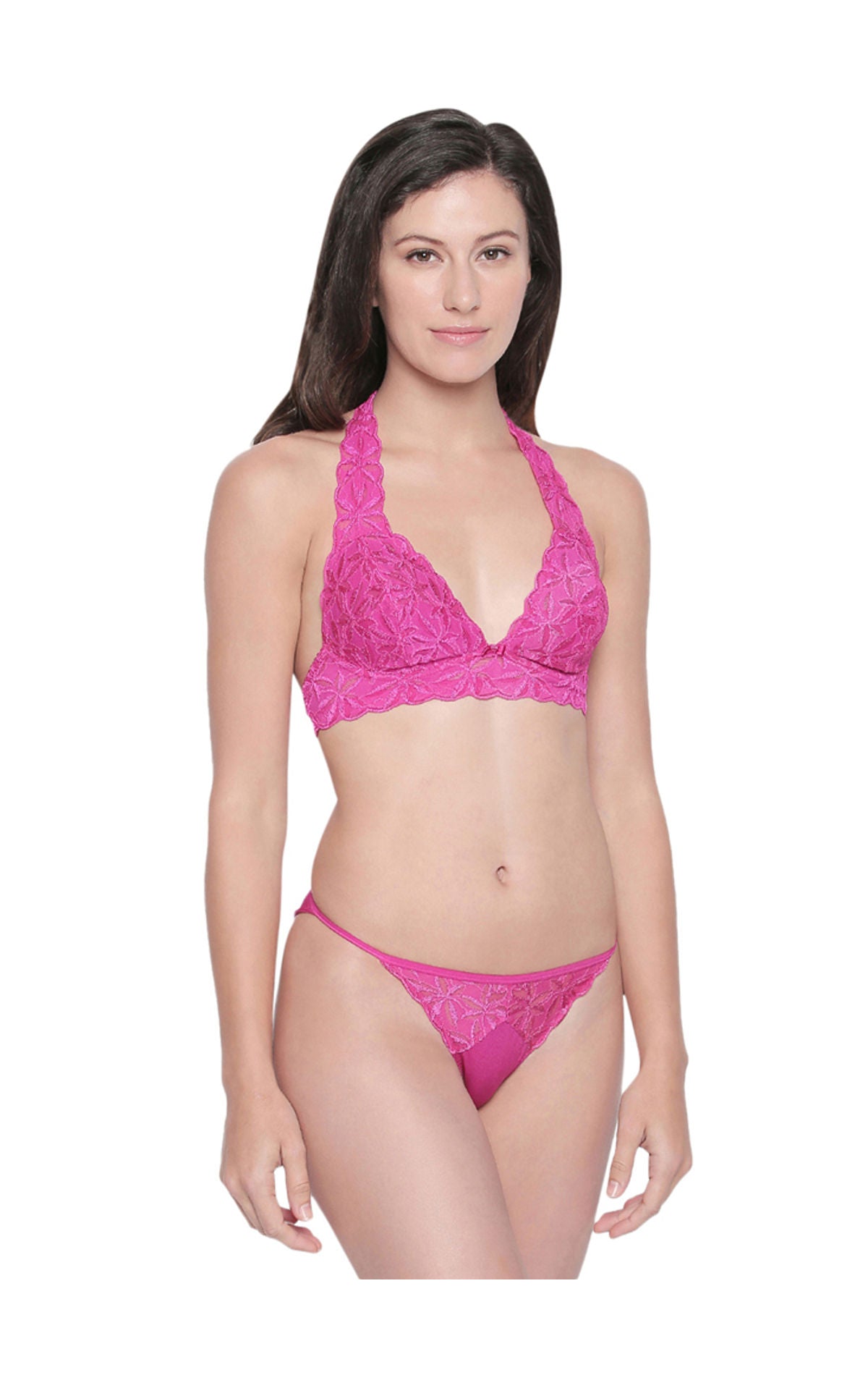 Bodycare Bridal Rani Halter Neck Bra & Panty Lingerie Set - 6414RA