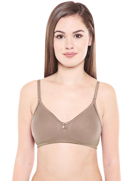 Perfect Coverage Bra-6525FAWN with free transparent strap