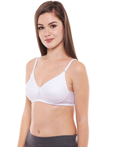 Perfect Coverage Bra-6525W with free transparent strap