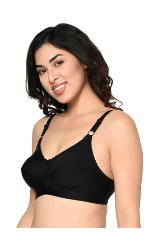 Bodycare Non Padded Bra-6581-Black