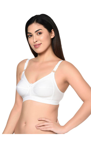 Bodycare Non Padded Bra-6581-White