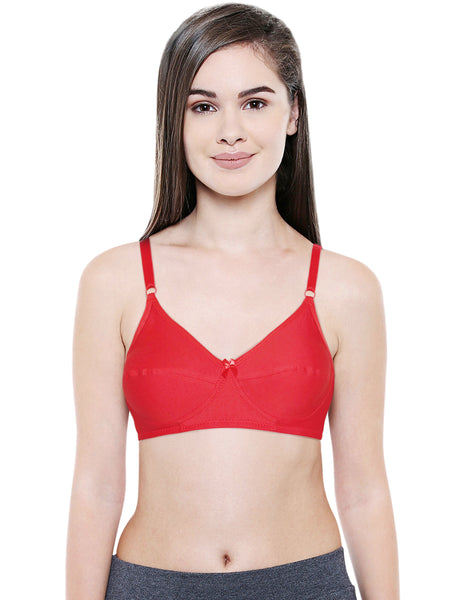 BCD Cup Perfect Coverage Bra - 6584-Red