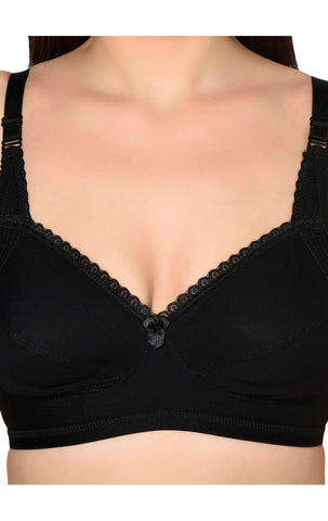 Bodycare Non Padded Minimizer Bra-6592-Black