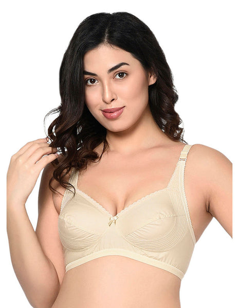 Bodycare Non Padded Minimizer Bra-6592-Skin