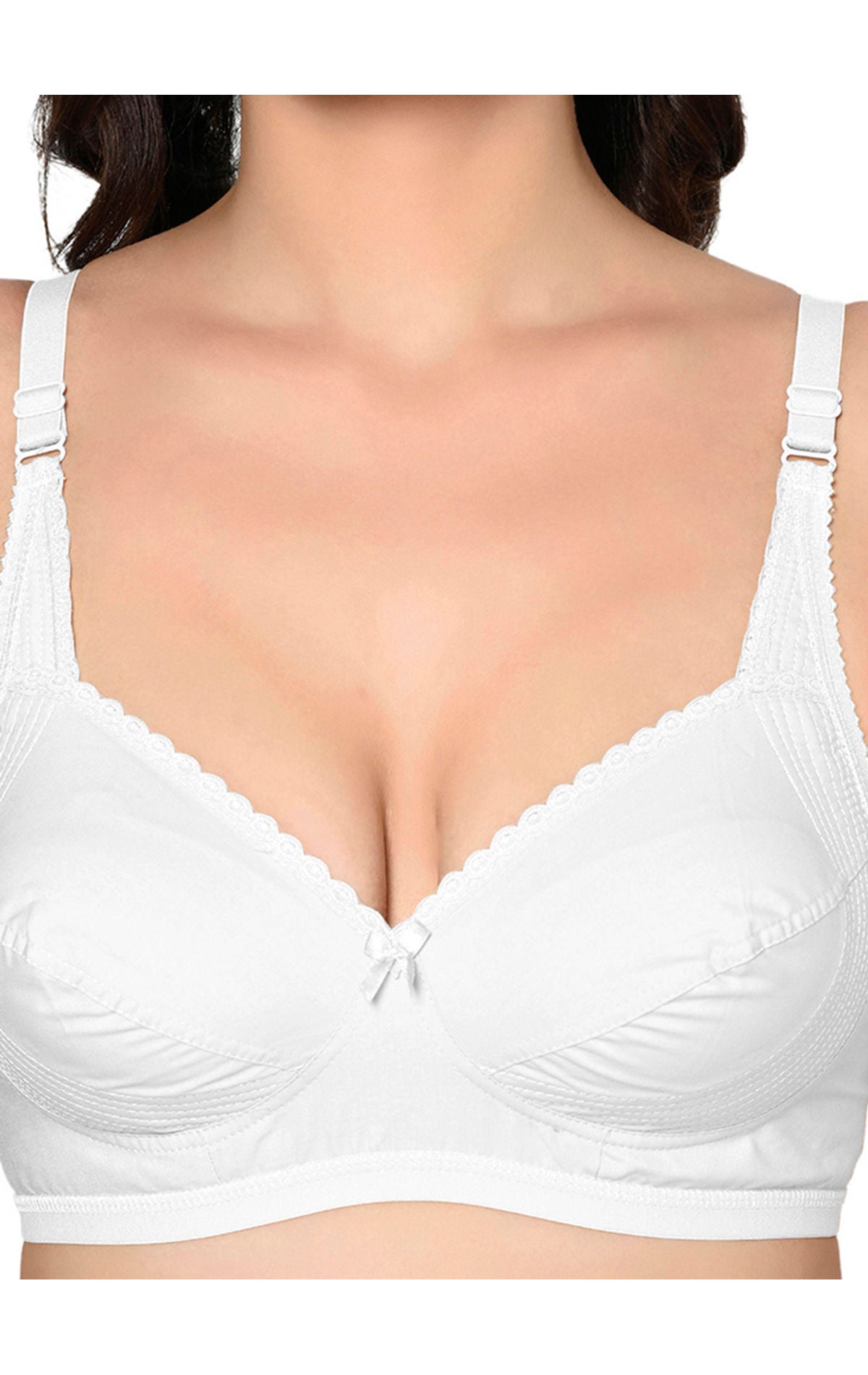 Bodycare Non Padded Minimizer Bra-6592-White