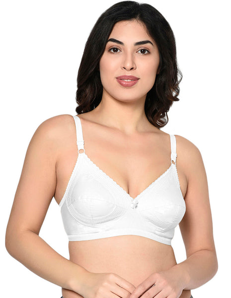 Bodycare Non Padded Bra-6596-White