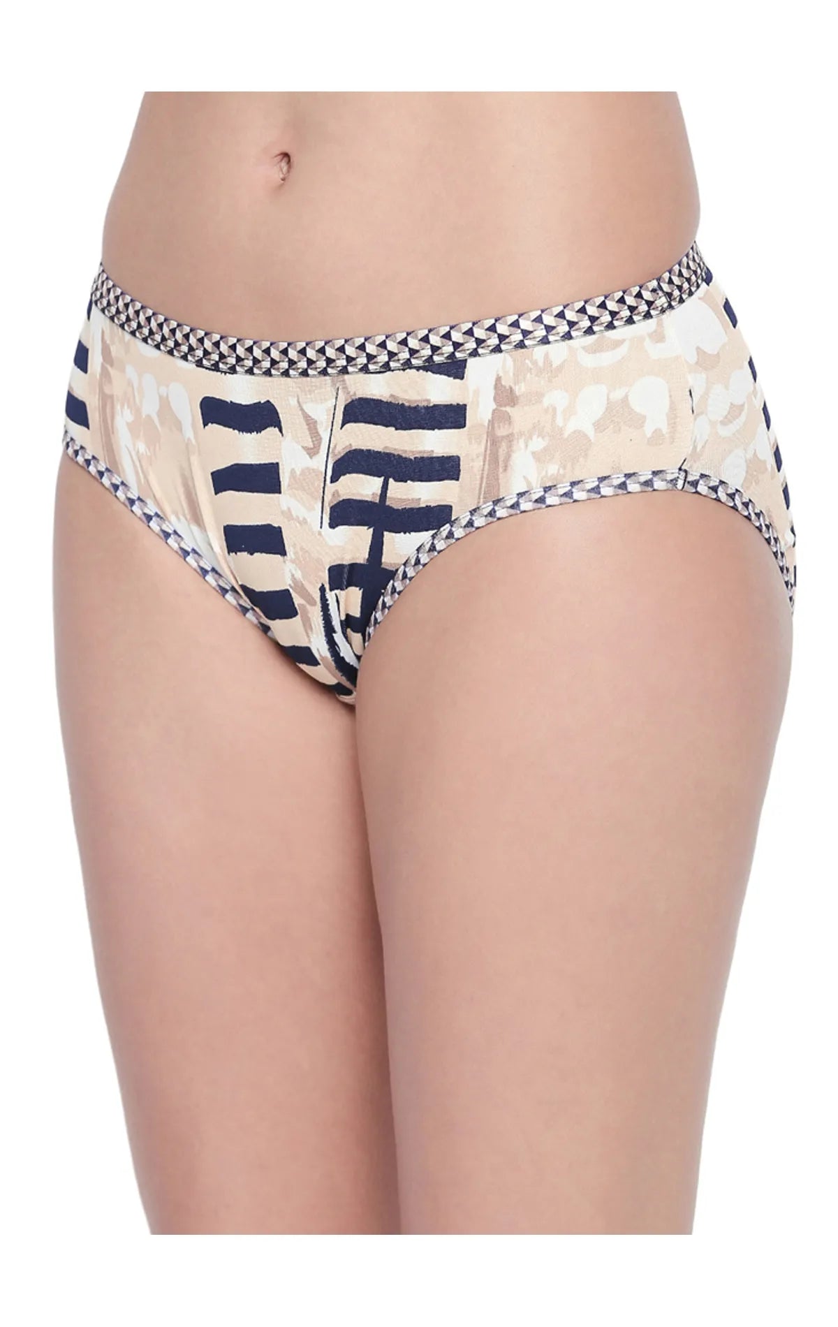 Bodycare Pack of 3 Premium Printed Hipster Briefs in Assorted Color-6601