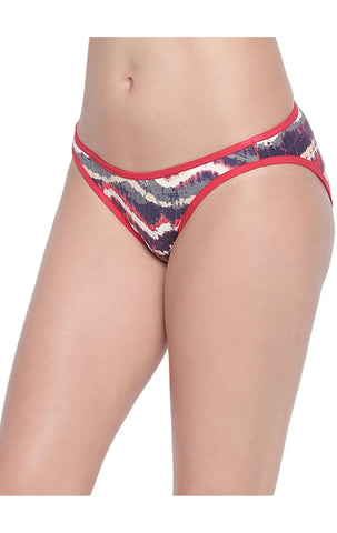 Bodycare Pack of 3 Premium Printed Bikini Briefs in Assorted Color-6605