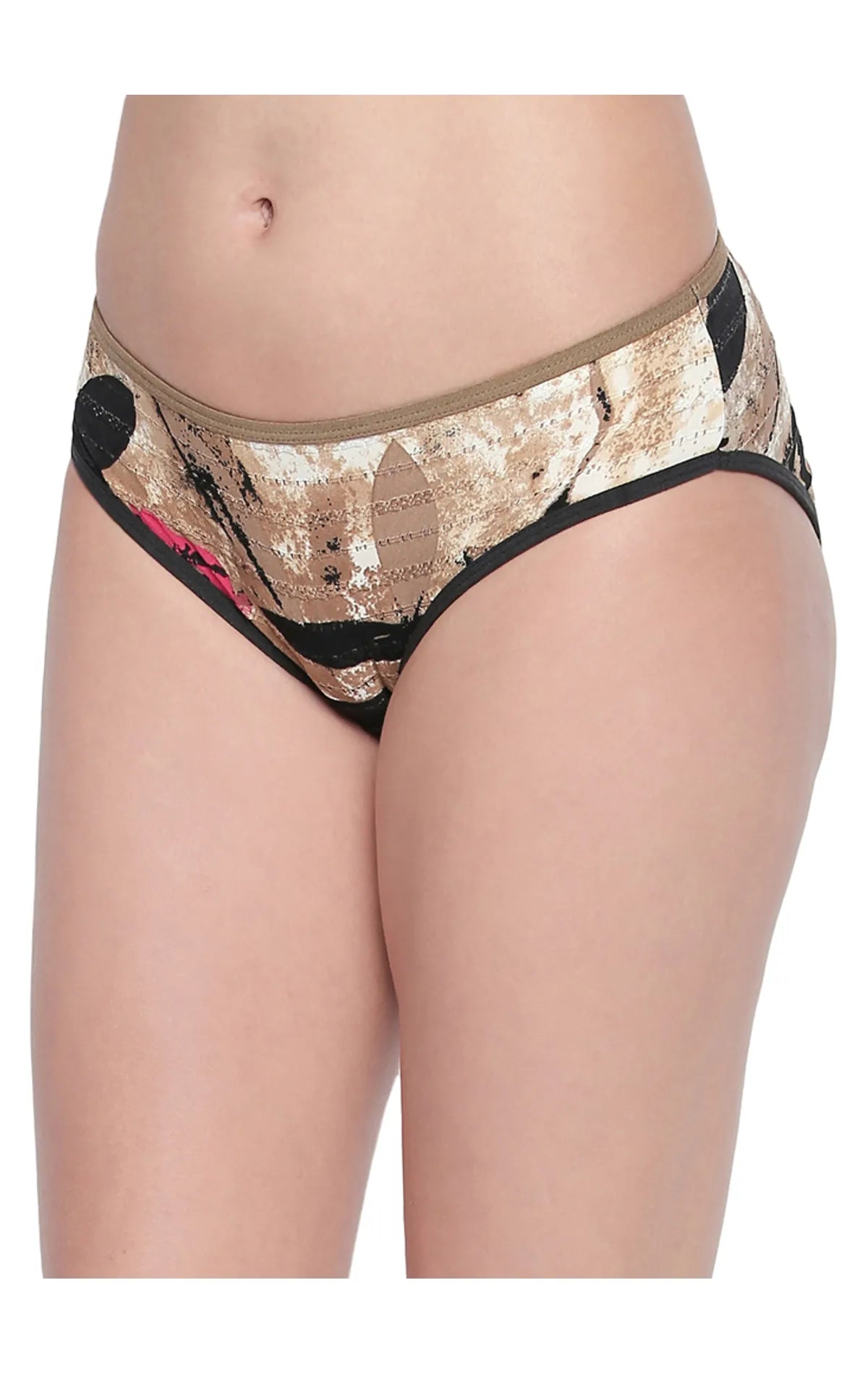 Bodycare Pack of 3 Premium Printed Hipster Briefs in Assorted Color-6608