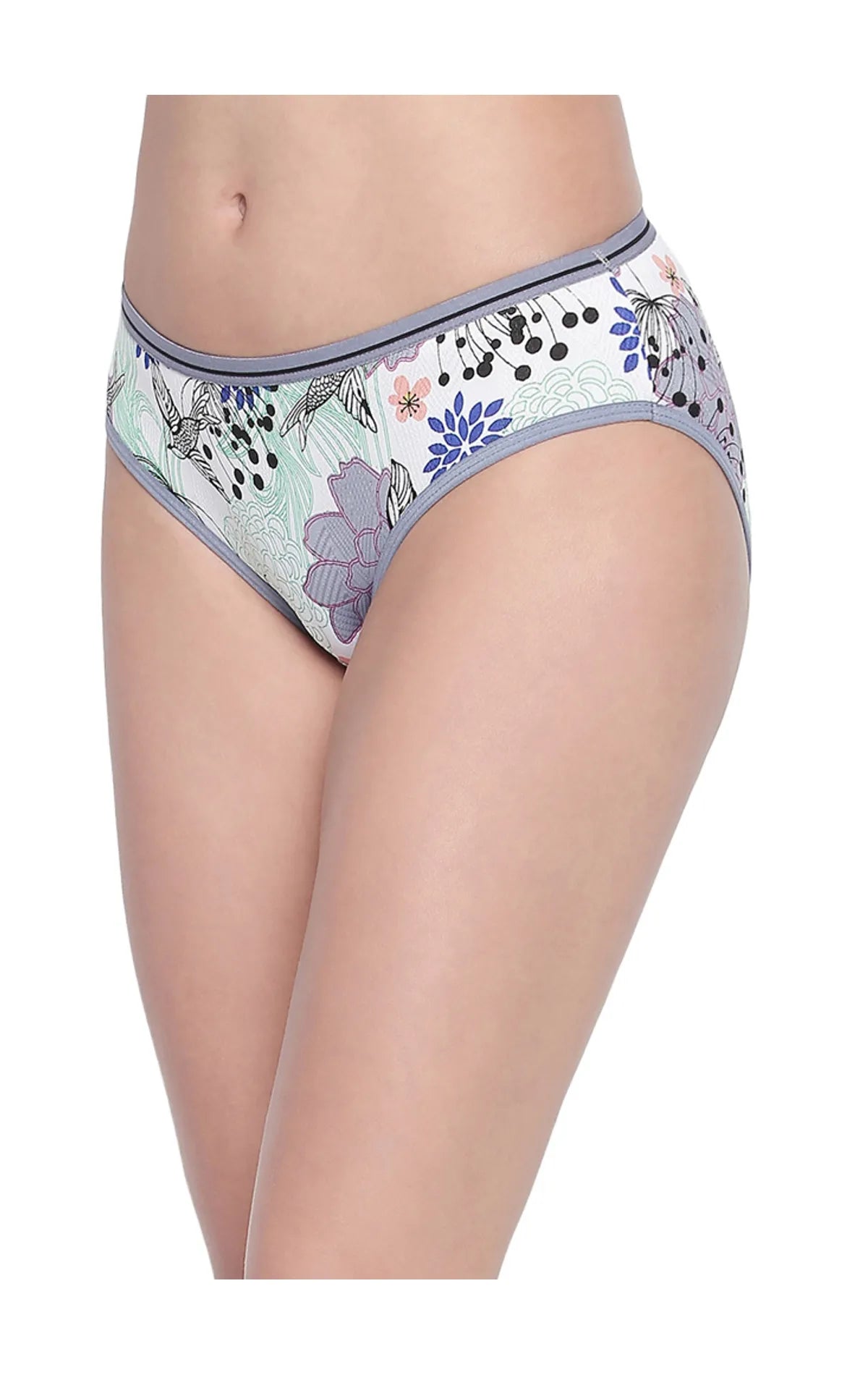 Bodycare Pack of 3 Premium Printed Hipster Briefs in Assorted Color-6620
