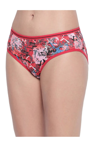 Bodycare Pack of 3 Premium Printed Hipster Briefs in Assorted Color-6621