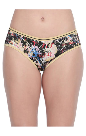 Bodycare Pack of 3 Premium Printed Hipster Briefs in Assorted Color-6621
