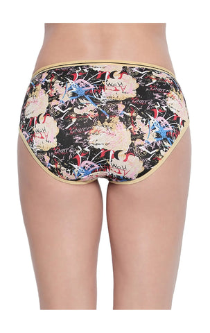 Bodycare Pack of 3 Premium Printed Hipster Briefs in Assorted Color-6621