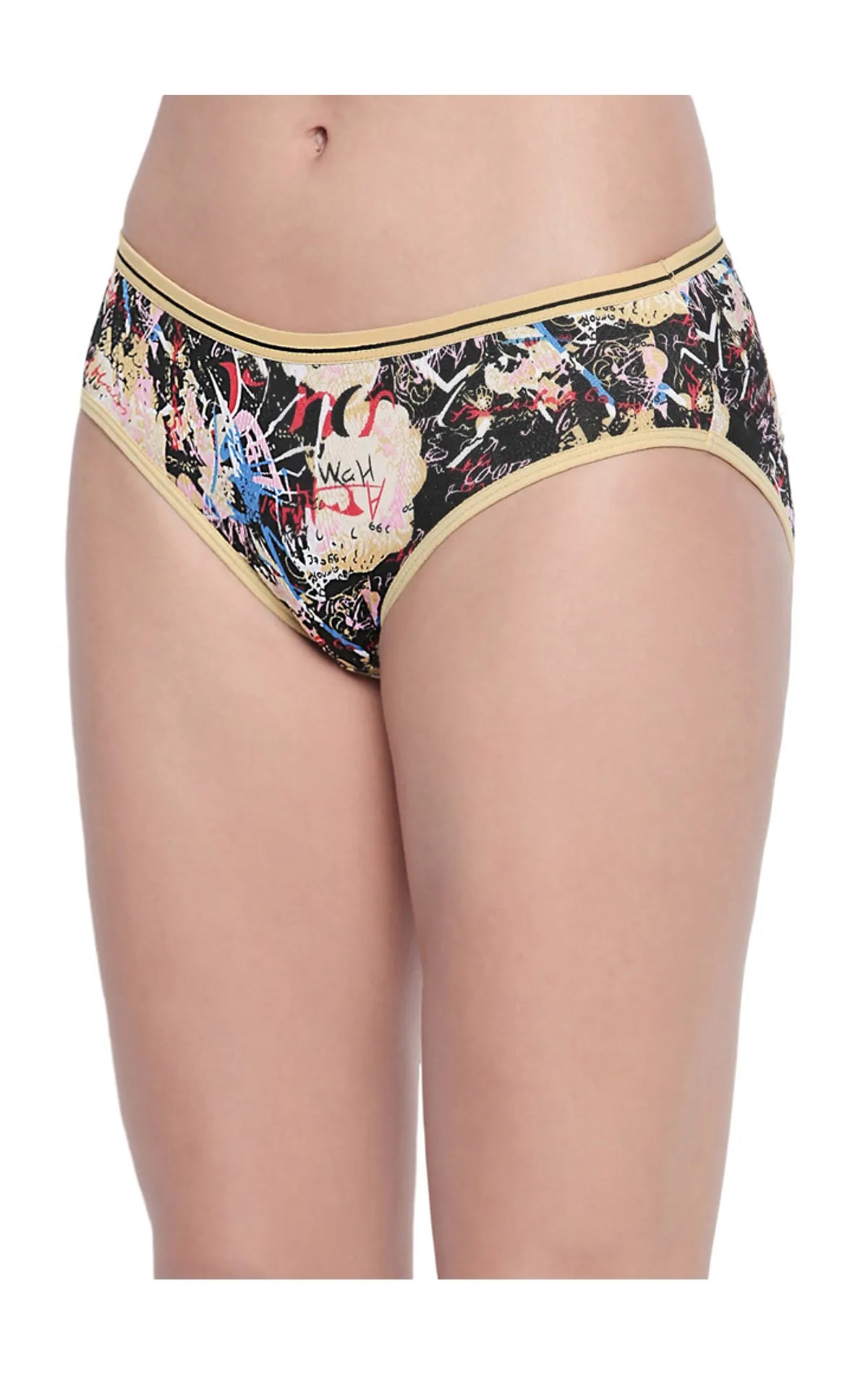 Bodycare Pack of 3 Premium Printed Hipster Briefs in Assorted Color-6621