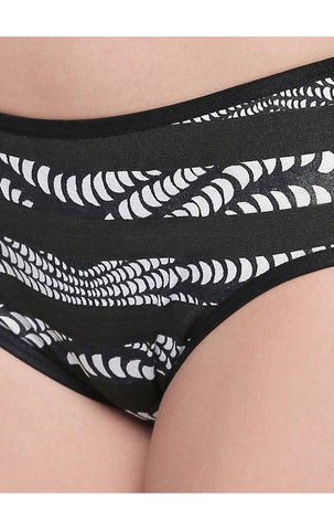 Bodycare Pack of 3 Premium Printed Hipster Briefs in Assorted Color-6622