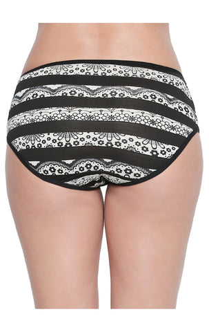 Bodycare Pack of 3 Premium Printed Hipster Briefs in Assorted Color-6622