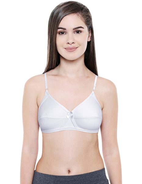 Bodycare Full Coverage,Non Padded Bra-6824-White