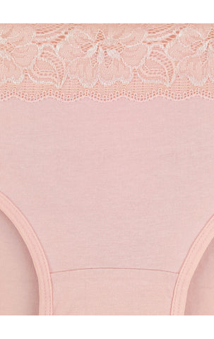 Bodycare  Pack of 3 Plus Size Panty in Assorted Colors-721-3PCS