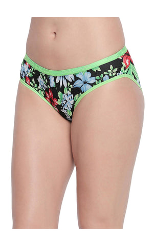 Bodycare Pack of 3 Printed Hipster Briefs in Assorted Color-8001