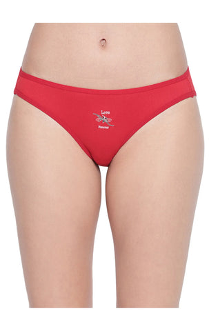 Bodycare Pack of 3 Regular Solid Bikini Briefs in Assorted Color-8012