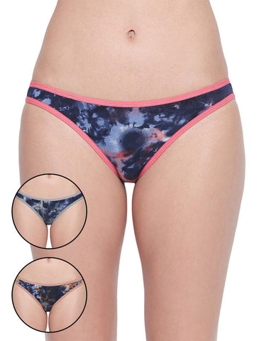 Bodycare Pack of 3 Premium Printed Bikini Briefs in Assorted Color-8036