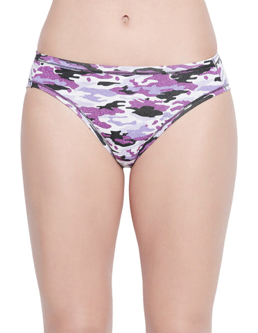 Bodycare Pack of 3 Premium Printed Bikini Briefs in Assorted Color-8048