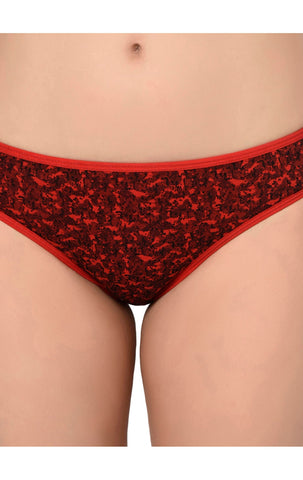 Bodycare Pack of 3 printed Panty in Assorted Colors-8536B-3PCS