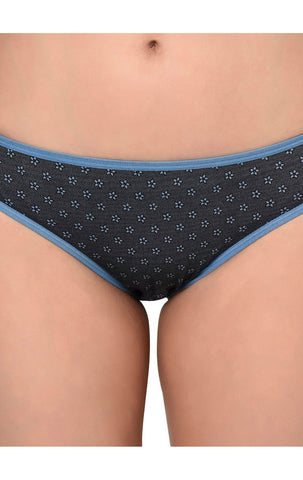 Bodycare Pack of 3 Hipster Panty in Assorted print-8552B