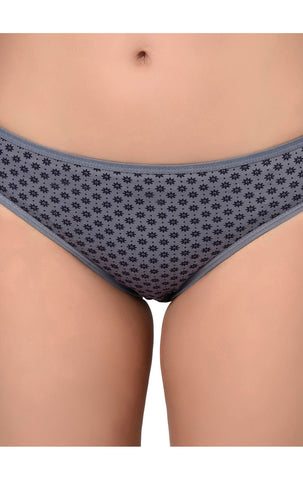Bodycare Pack of 3 printed Panty in Assorted Colors-8555B-3PCS