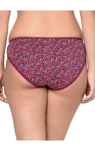 Bodycare Pack of 3 Printed Panty in Assorted Colors-8579B-3PCS