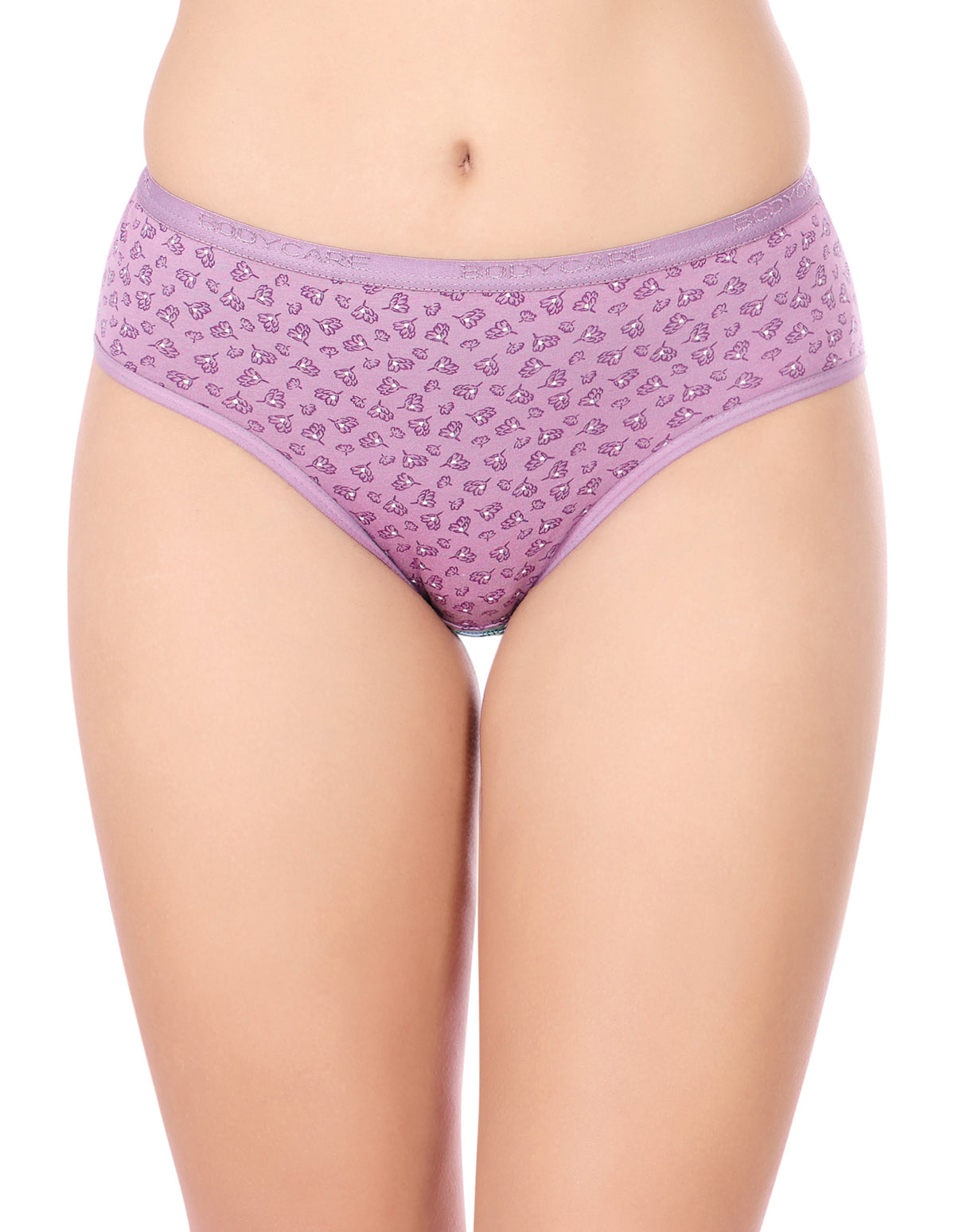 Bodycare Mid Rise Floral Print Panty (Pack of 3) - Multicolor - 9278