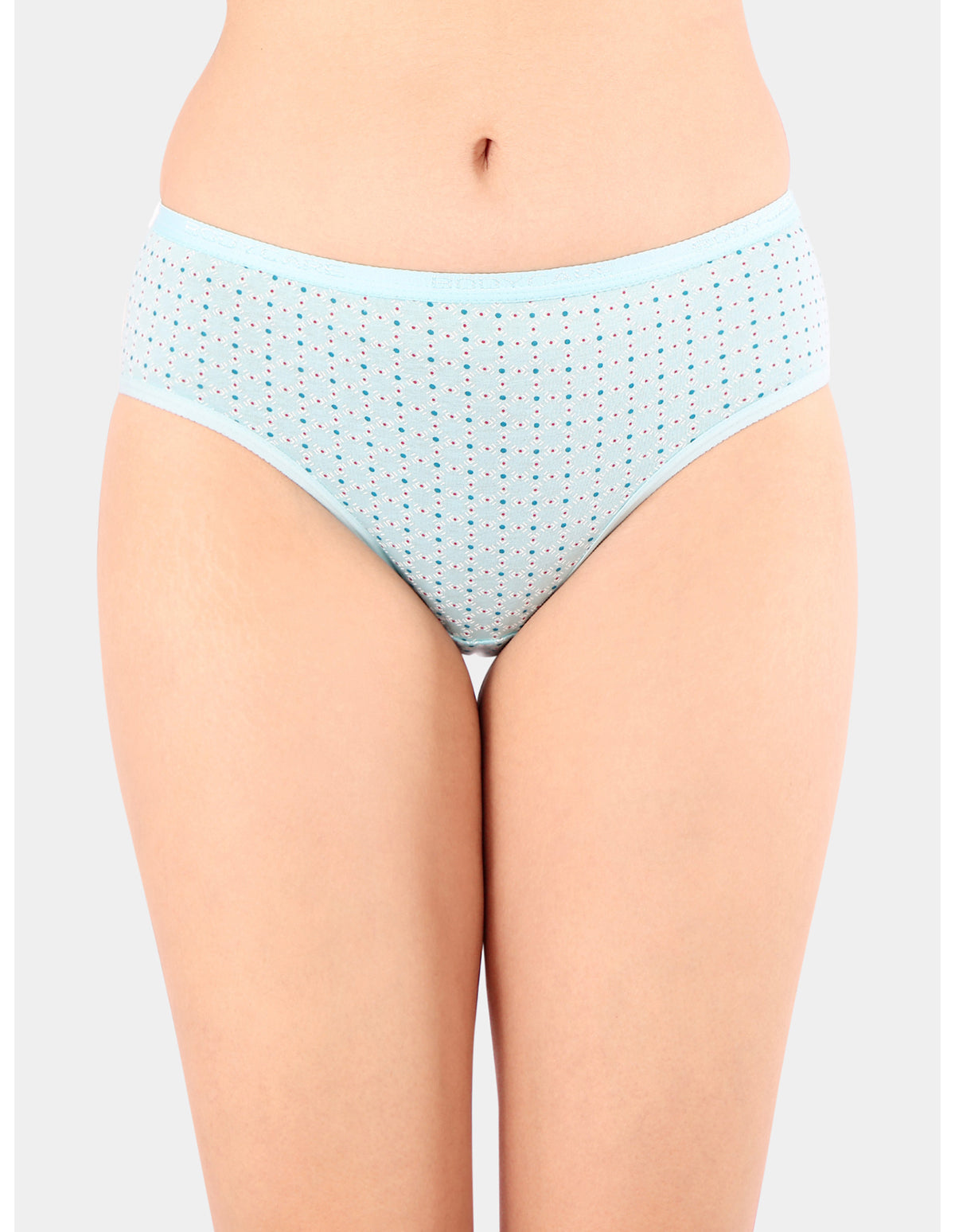 Bodycare Mid Rise Self Design Panty (Pack of 3) - Multicolor - 9286