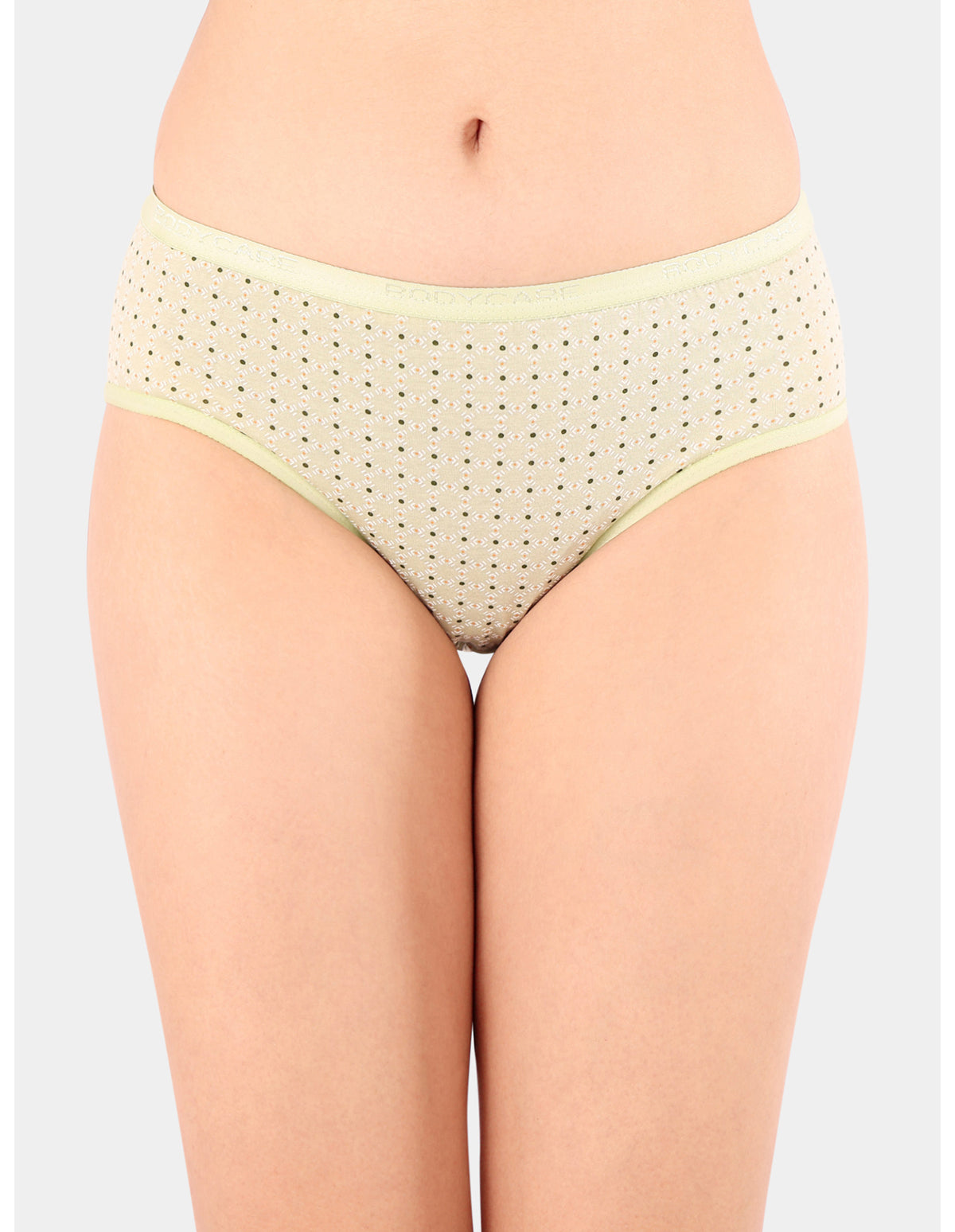 Bodycare Mid Rise Self Design Panty (Pack of 3) - Multicolor - 9286