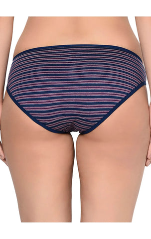 Bodycare Pack of 3 Stripes Hipster Panty in Assorted-9448
