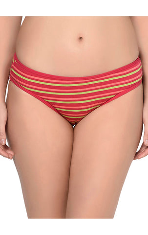 Bodycare Pack of 3 Stripes Hipster Panty in Assorted-9449