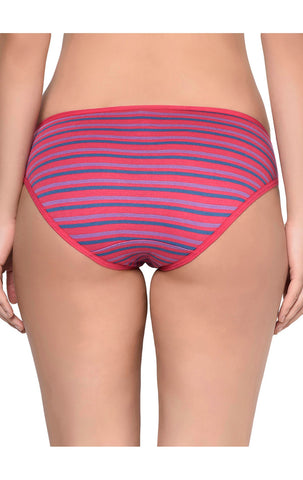 Bodycare Pack of 3 Stripes Hipster Panty in Assorted-9449