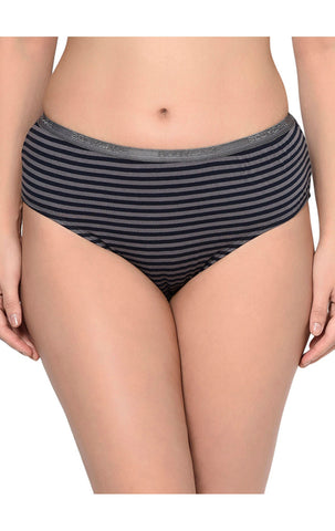 Bodycare Pack of 3 Stripes Hipster Panty in Assorted color-9556
