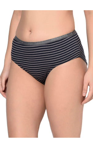 Bodycare Pack of 3 Stripes Hipster Panty in Assorted color-9556