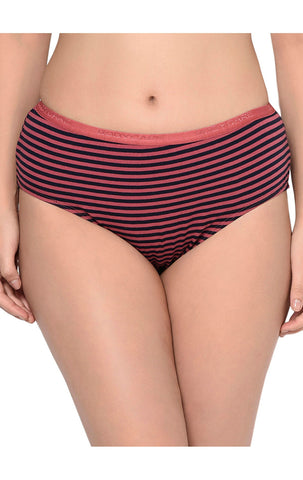 Bodycare Pack of 3 Stripes Hipster Panty in Assorted color-9556