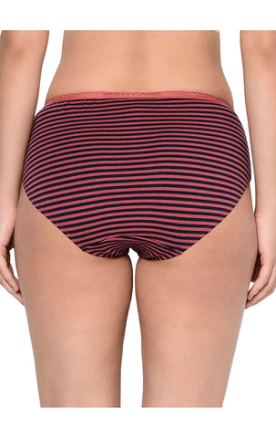 Bodycare Pack of 3 Stripes Hipster Panty in Assorted color-9556