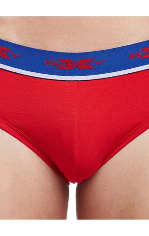 BodyX Fusion Briefs-BX02B Red
