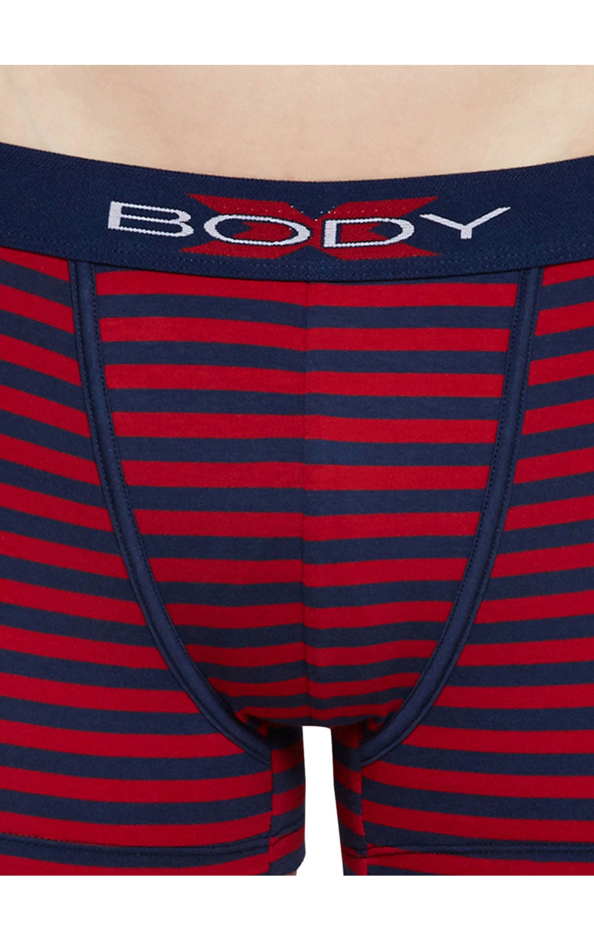 BodyX Striped Trunks-BX03T Navy
