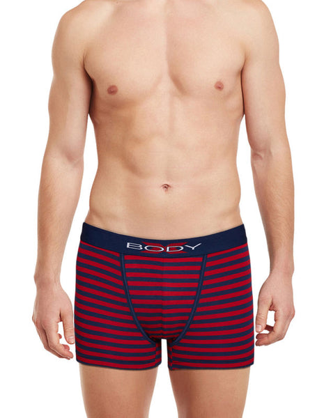 BodyX Striped Trunks-BX03T Navy