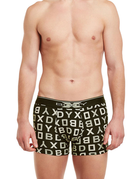 BodyX Printed Trunks-BX04T-Coffee-Brown