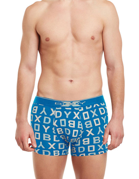 BodyX Printed Trunks-BX04T-S.Blue
