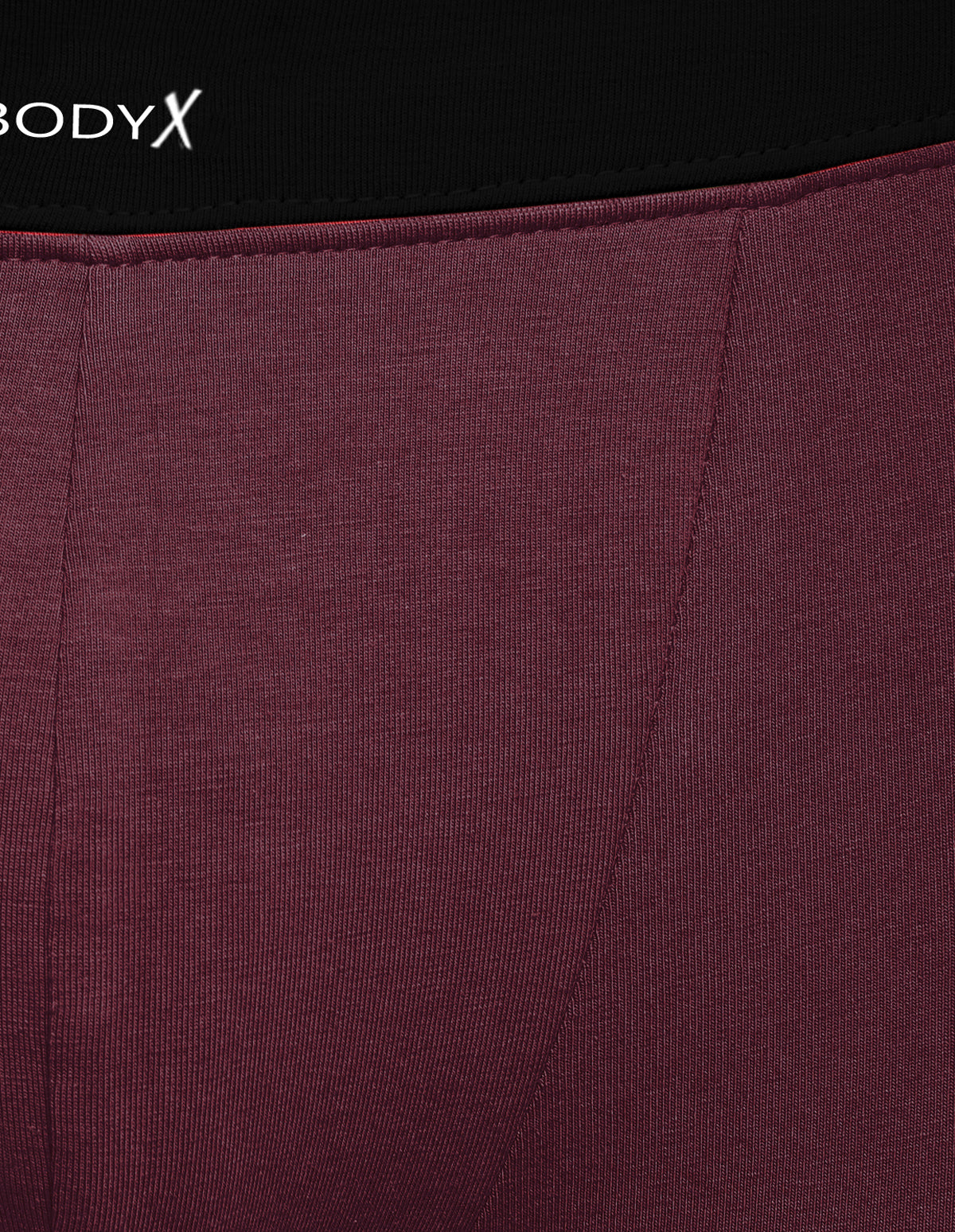 BodyX Solid Trunks-BX07T-Mehroon