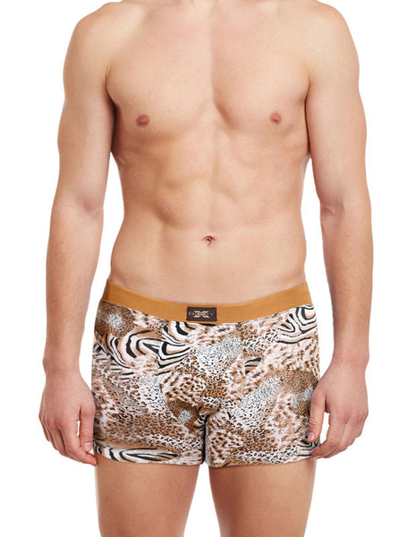 BodyX Printed Trunks-BX06T Tiger Print