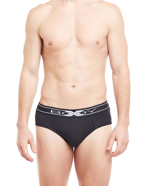 BodyX Solid Briefs-BX10B-Black