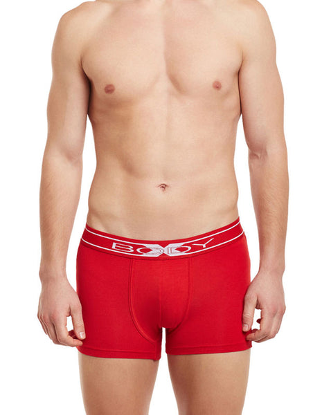 BodyX Solid Trunks-BX10T-Red